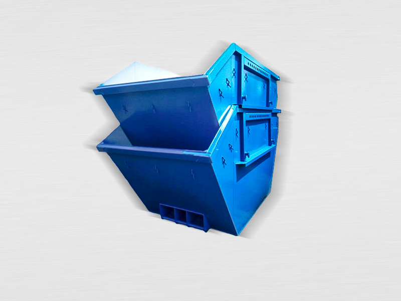 Large c  absetzbehaelter blau